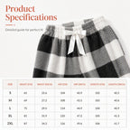 ⌛Limited-Time Offer-Women's Plush Plaid Wide-Leg Pants