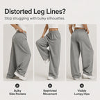 ⌛Limited-Time Offer-Women's High Waisted Wide-Leg Drawstring Pants
