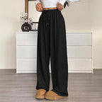 ⌛Limited-Time Offer-Women's High Waisted Wide-Leg Drawstring Pants