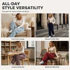 Women's Casual Straight-Leg Drawstring Pants