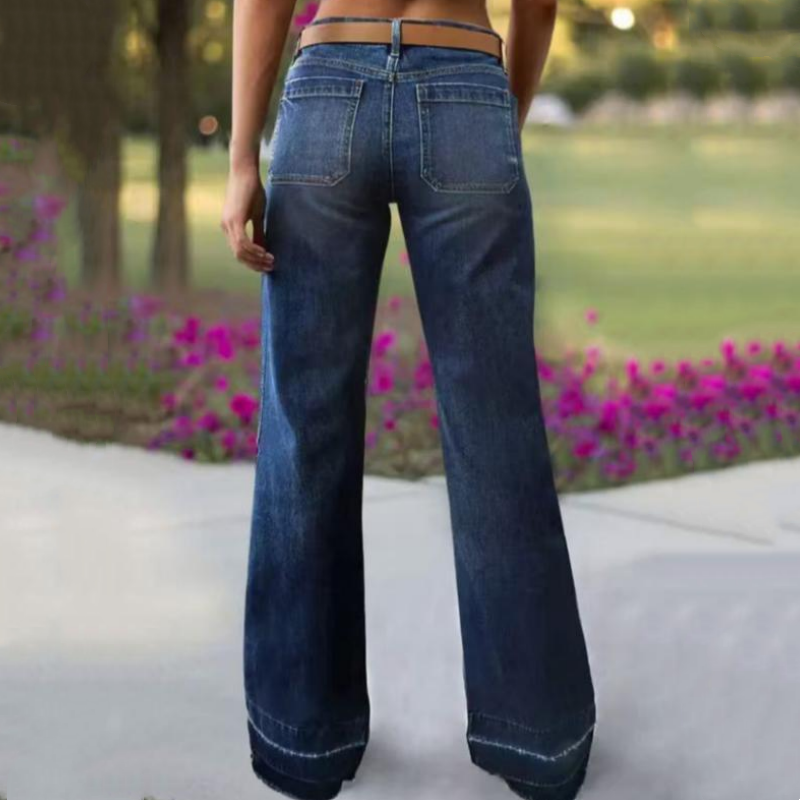 ⌛Limited-Time Offer-Women's Retro Flare Jeans with Pockets