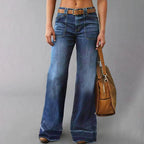 ⌛Limited-Time Offer-Women's Retro Flare Jeans with Pockets