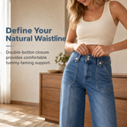 ⌛Limited-Time Offer-Women's Retro Wide-Leg Denim Jeans