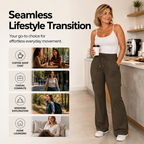 👖 Utility Detail, Flattering Flare | Women's High-Waist Drawstring Cargo Pants
