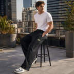 Men's Casual Drawstring Pants with Pockets
