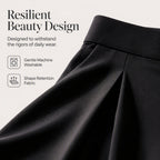 💼 Polished at Work, Effortless After | Women's Pleated High-Waist Wide-Leg Pants