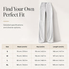 ✨ Effortless Polish | Women’s High-Waist Drapey Wide-Leg Pants with Side Pockets