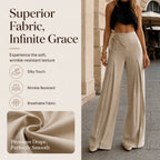✨ Easy Everyday Flow | Women’s High-Waisted Wide-Leg Pants