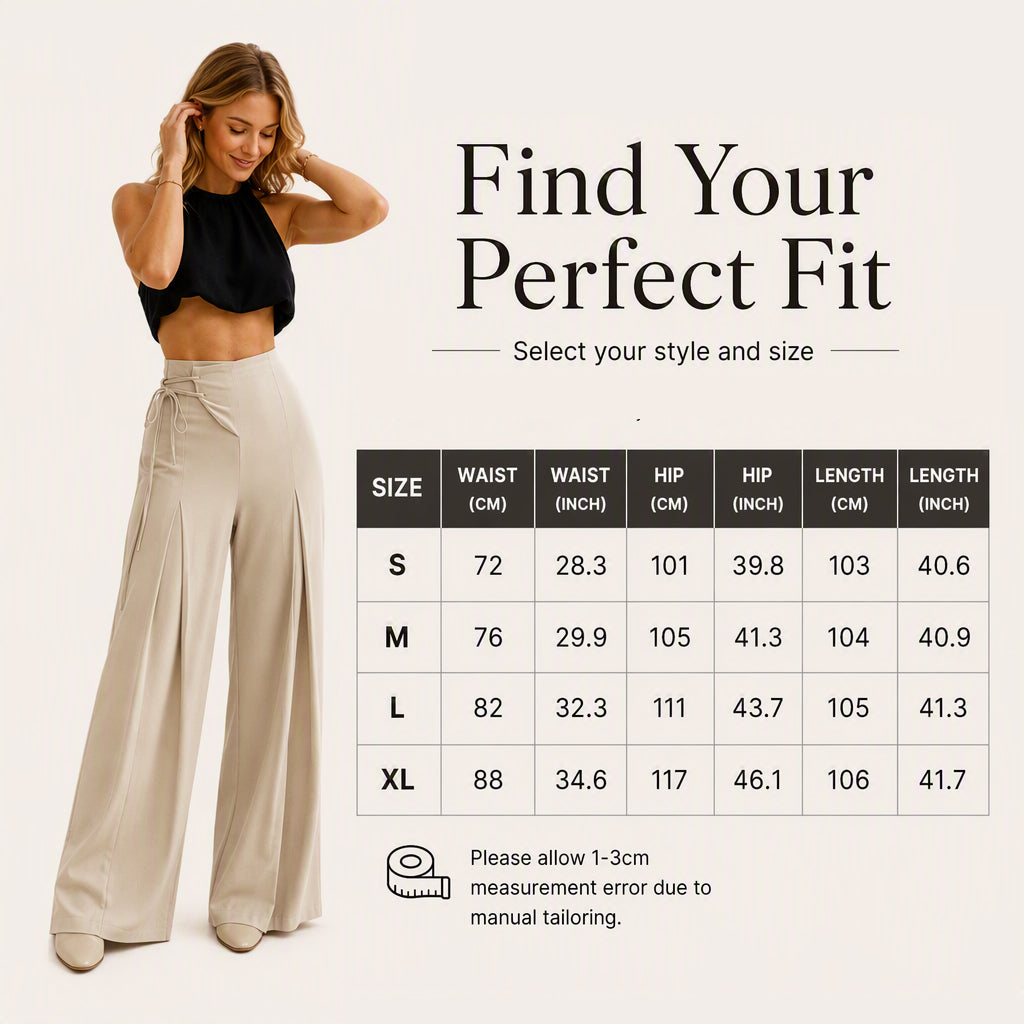 ✨ Easy Everyday Flow | Women’s High-Waisted Wide-Leg Pants