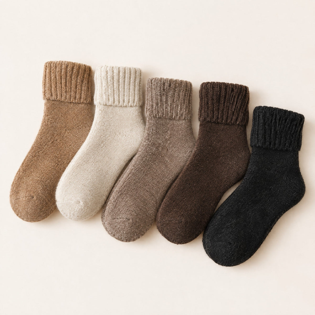Mid Calf Cotton Winter Socks