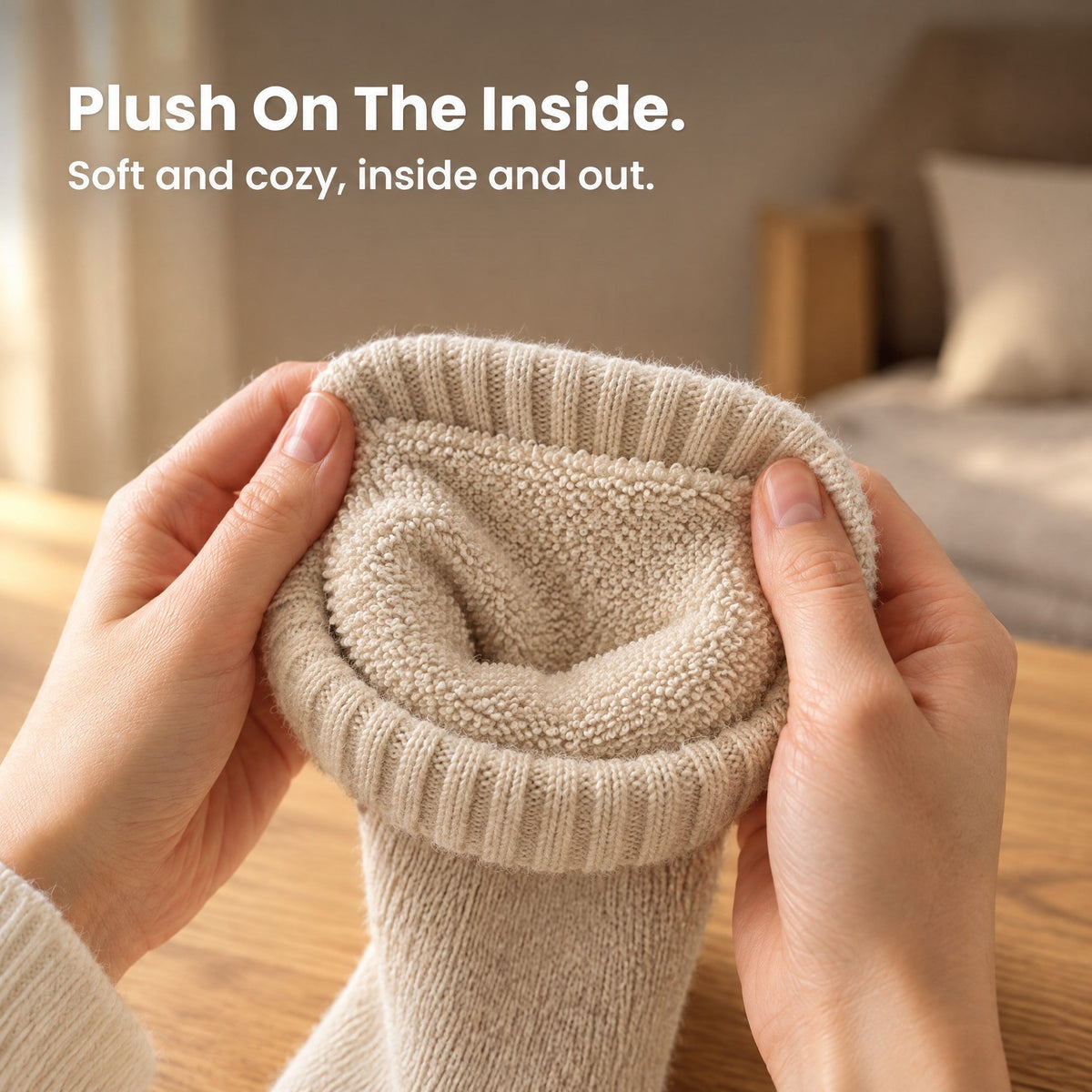 Mid Calf Cotton Winter Socks