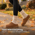 Mid Calf Cotton Winter Socks